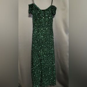 Green Stapless Dress